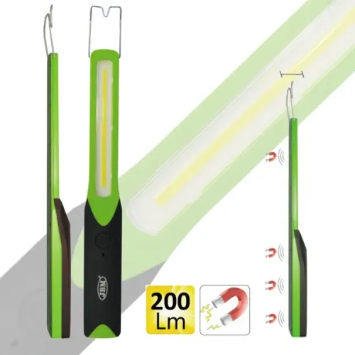 GAMBIARRA EXTRA-PLANA COM LED COB RECARREGÁVEL JBM