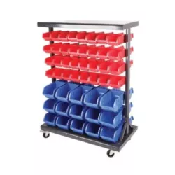 ESTANTES / CAIXAS STOCK EM PLÁSTICO