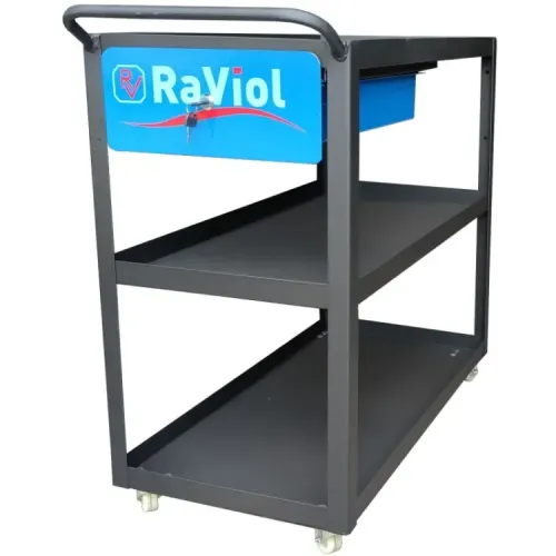 CARRO DE 3 PRATELEIRAS C1 GAVETA RAVIOL 5 scaled 1.webp