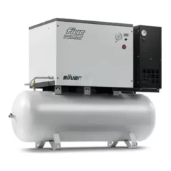 COMPRESSOR LIGHT SILVER LS10270D 10HP 270LTS COM SECADOR FIAC