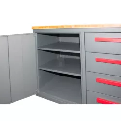 BANCADA DE TRABALHO COM GAVETAS 2.85MT KROFTOOLS - Image 6