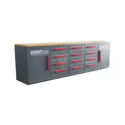 BANCADA DE TRABALHO COM GAVETAS 2.85MT KROFTOOLS - Image 4