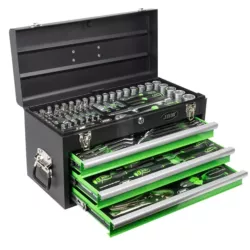 CAIXA METÁLICA COM FERRAMENTAS DE 143 PEÇAS JBM