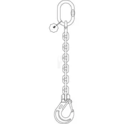 LINGA CORRENTE 1 RAMAL 2T 4M IDMAT - Image 2